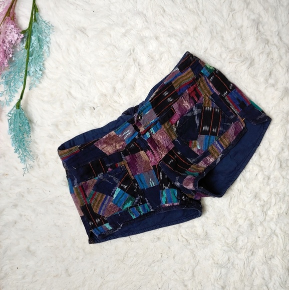 Free People Pants - Free People Patchwork Short Shorts